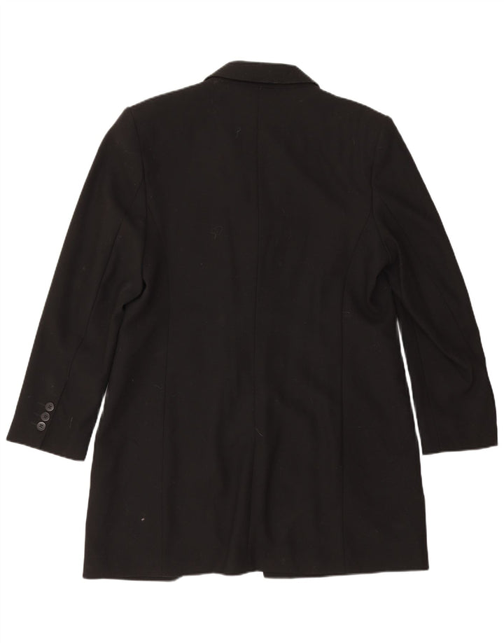 Cappotto da donna Marks & Spencer UK 16 Large Black New Wool