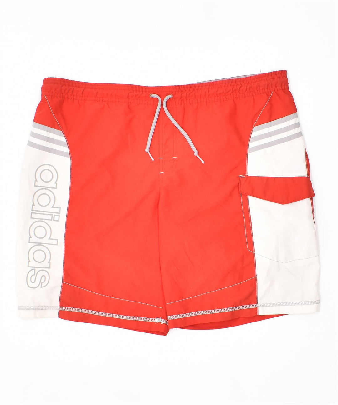 Pantaloncini da bagno grafici da uomo ADIDAS rosso medio in poliestere