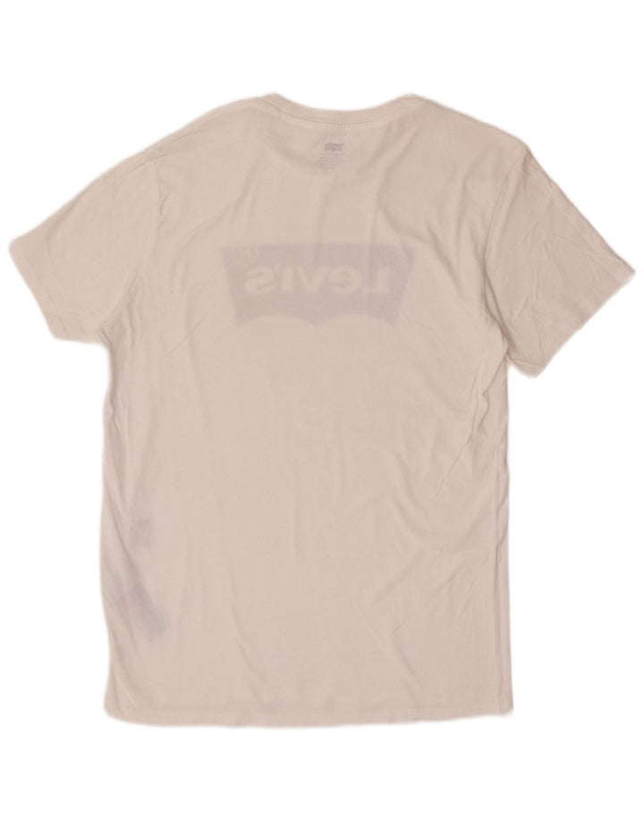 T-shirt grafica da uomo Levi's Top in cotone bianco medio