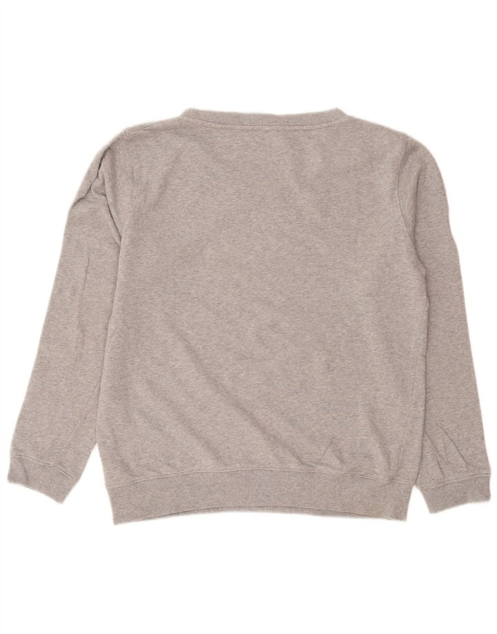 Diesel Felpa con grafica da uomo Maglione piccolo in cotone grigio
