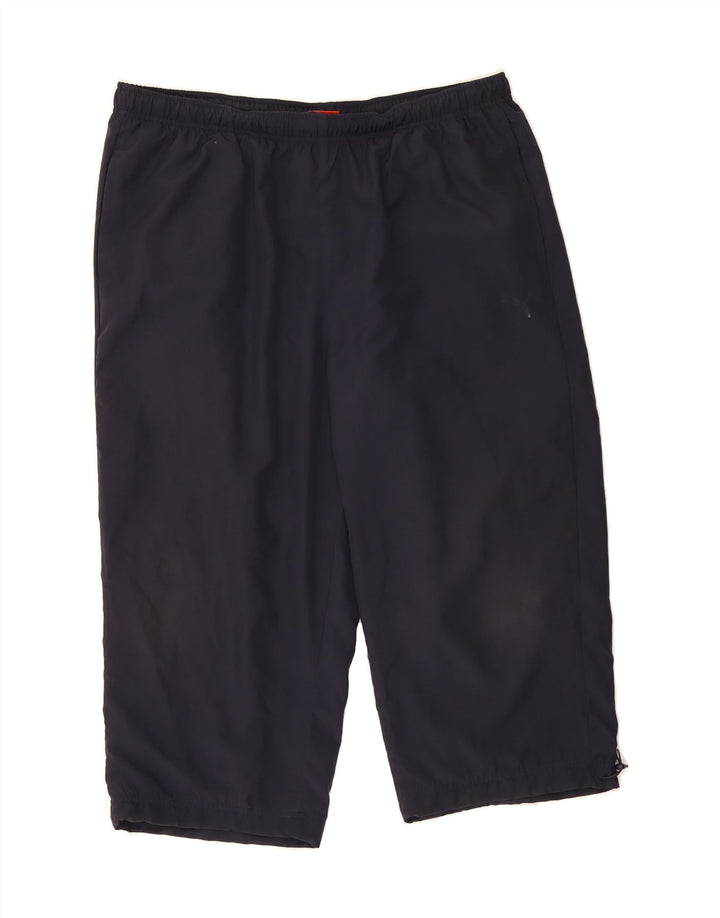 PUMA Mens Capri Tracksuit Trousers XL Navy Blue Polyester Vintage Puma and Second-Hand Puma from Messina Hembry 