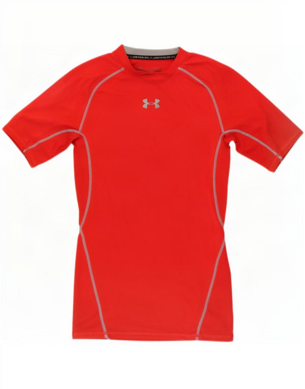 Maglietta a compressione da uomo Under Armour piccola rossa