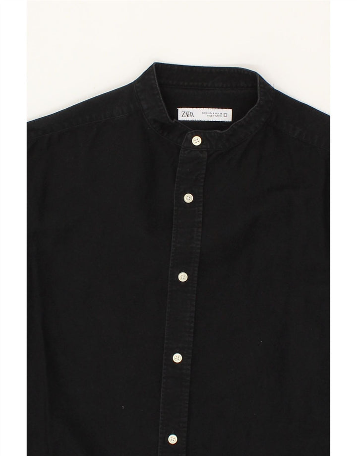 ZARA Mens Shirt Small Black Cotton Vintage Zara and Second-Hand Zara from Messina Hembry 