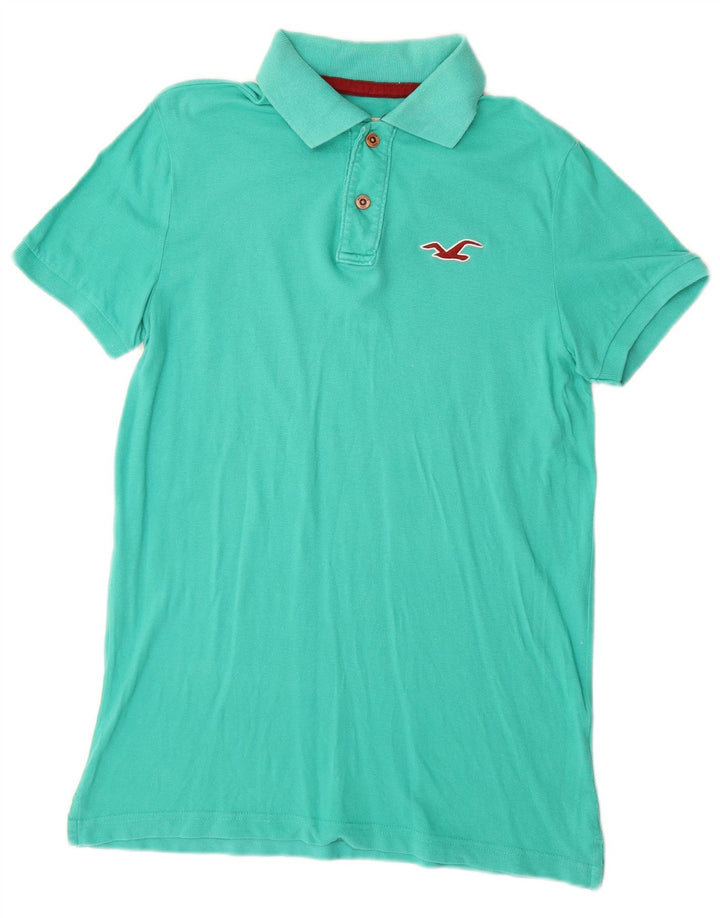 Polo Hollister da uomo piccola turchese