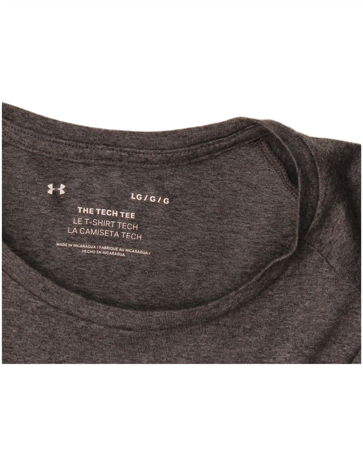 T-shirt da uomo Under Armour Top grande grigio screziato