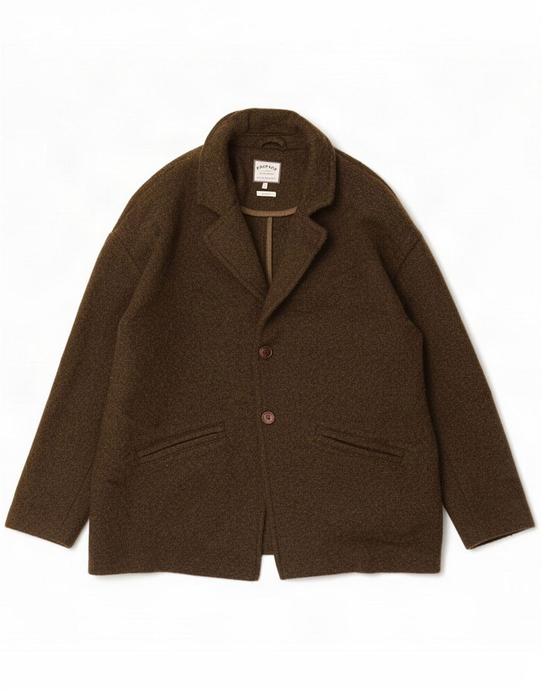 Soprabito oversize da donna Fat Face UK 18 XL Lana kaki
