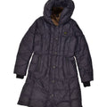 BLAUER Womens Hooded Padded Coat UK 6 XS Navy Blue | Vintage Blauer | Thrift | Second-Hand Blauer | Used Clothing | Messina Hembry 