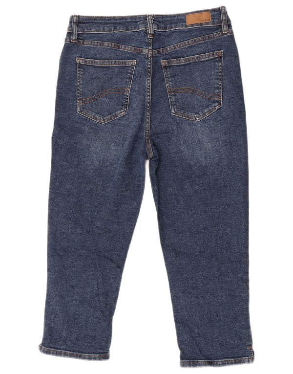 Jeans Capri Sway da donna Fat Face UK 12 Medio W30 L20 Cotone blu