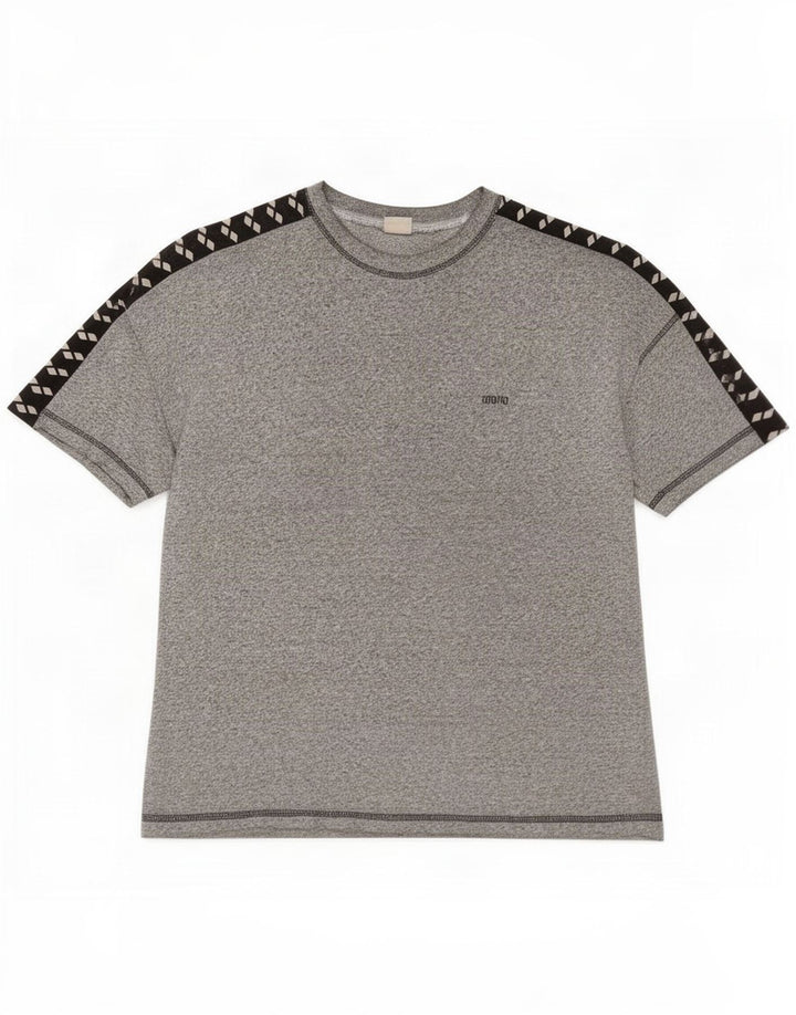 T-shirt grafica da uomo Arena Top Large grigio color block