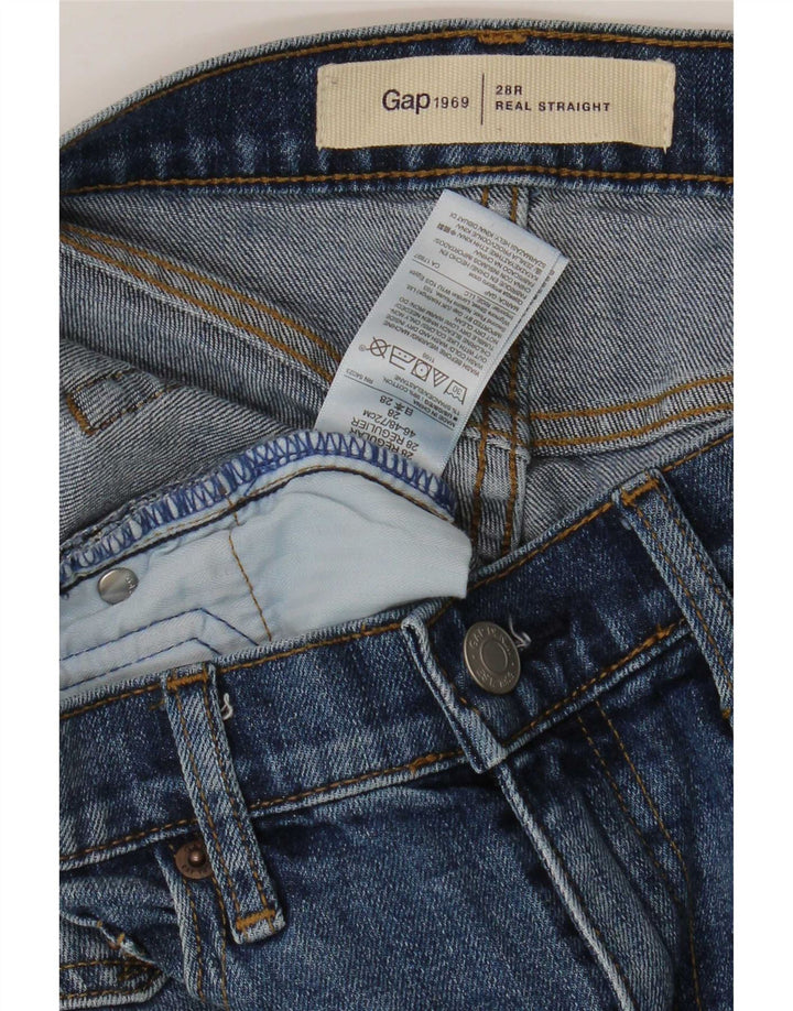 Jeans dritti da donna Gap W28 L29 cotone blu