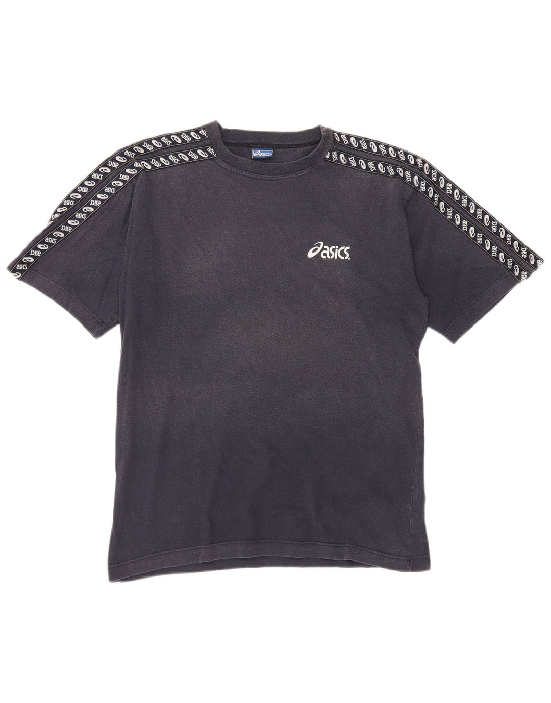 T-shirt grafica da uomo Asics Top in cotone blu navy medio
