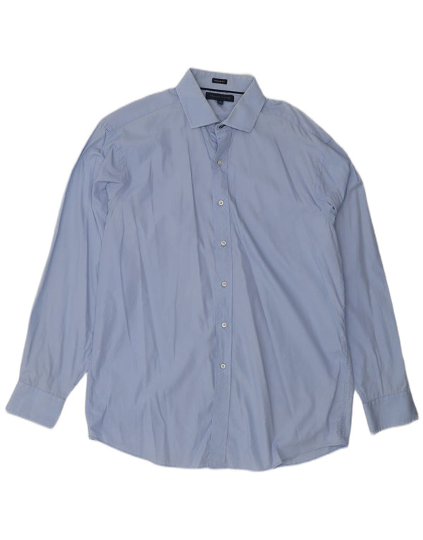 Camicia da uomo vestibilità regolare Tommy Hilfiger taglia 16 grande blu