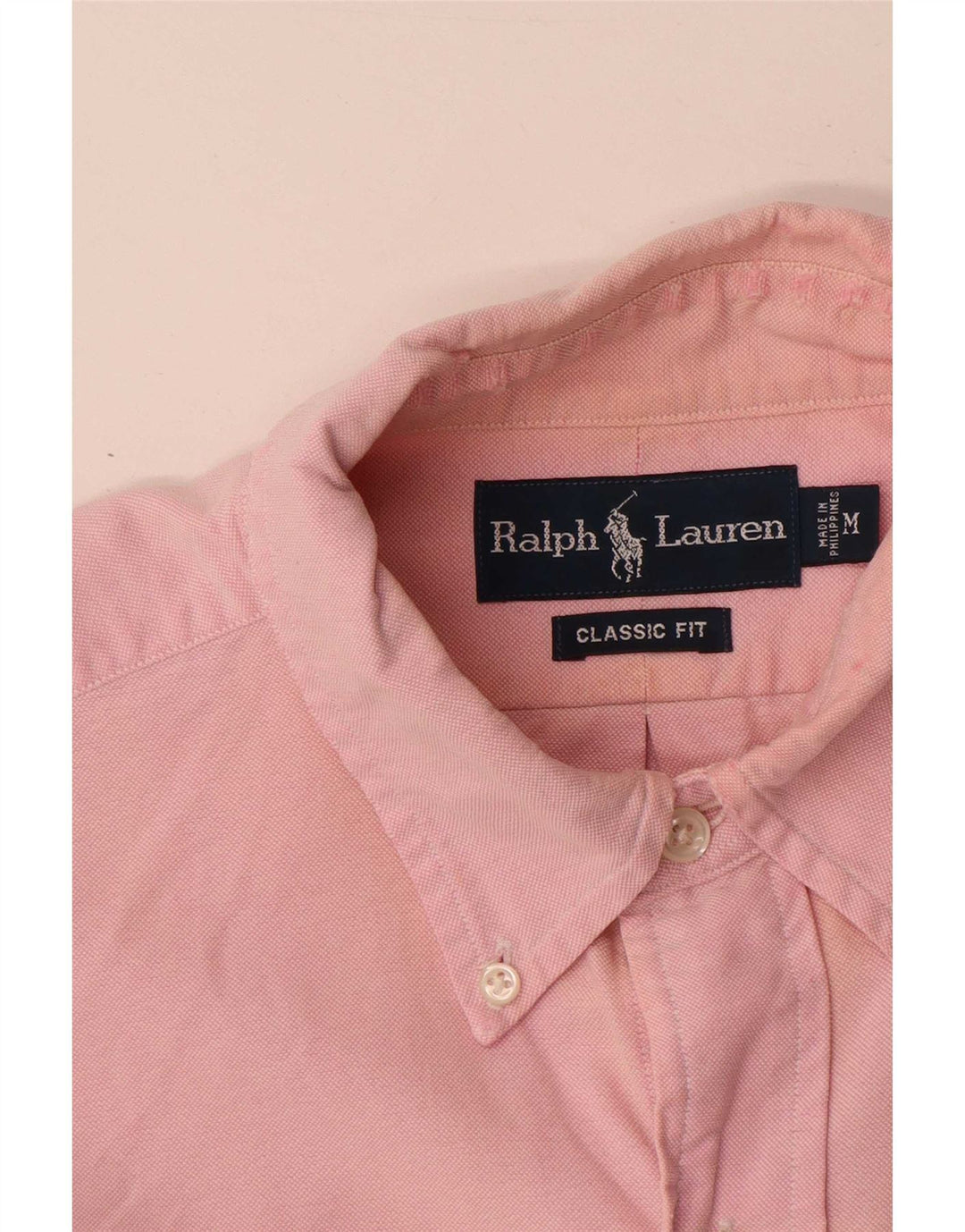 Camicia Ralph Lauren da uomo vestibilità classica in cotone rosa medio
