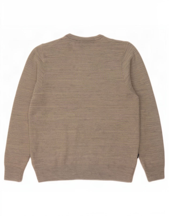 Maglione maglione girocollo da uomo Fila grigio medio chiazzato