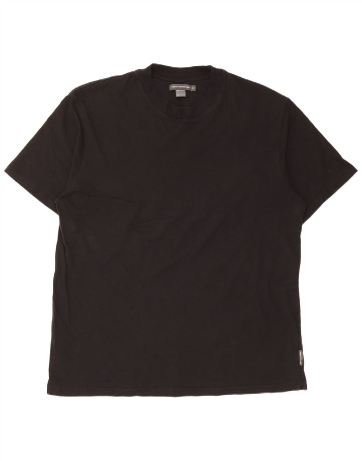 T-shirt da uomo French Connection Top XL in cotone nero