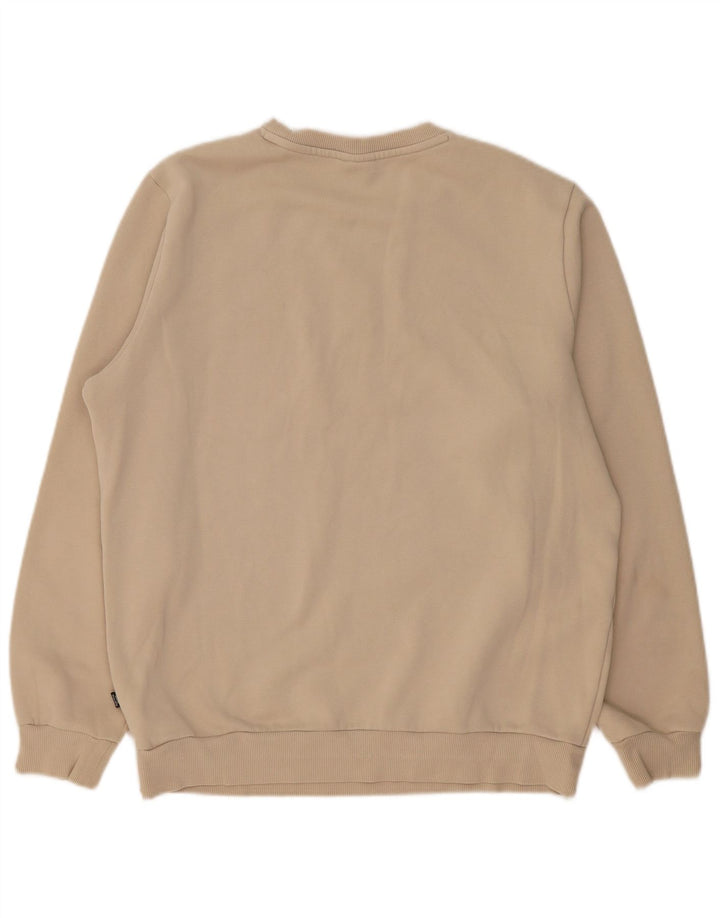 Felpa PUMA da uomo in cotone beige medio