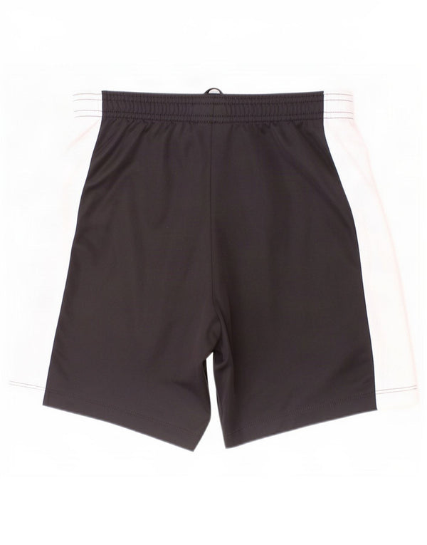 Pantaloncini sportivi Nike da ragazzo Dri Fit 8-9 anni Small Nero Colourblock Poliestere