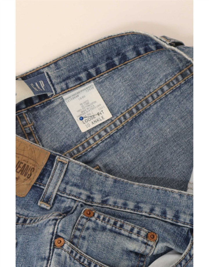 Jeans larghi da donna Gap US 10 grandi W30 L27 cotone blu