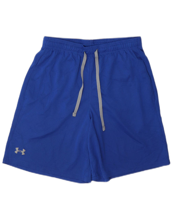 Under Armour Mens Sport Shorts Medium Blue Polyester