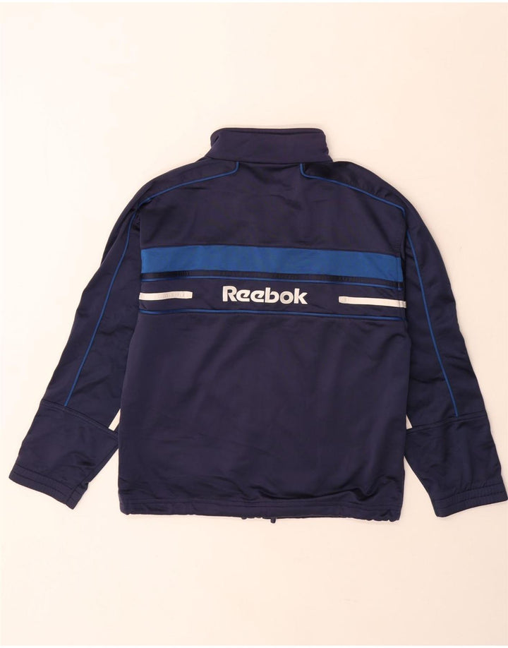 Giacca Reebok da ragazzo, tuta da ginnastica, 11-12 anni, XL, colore blu navy