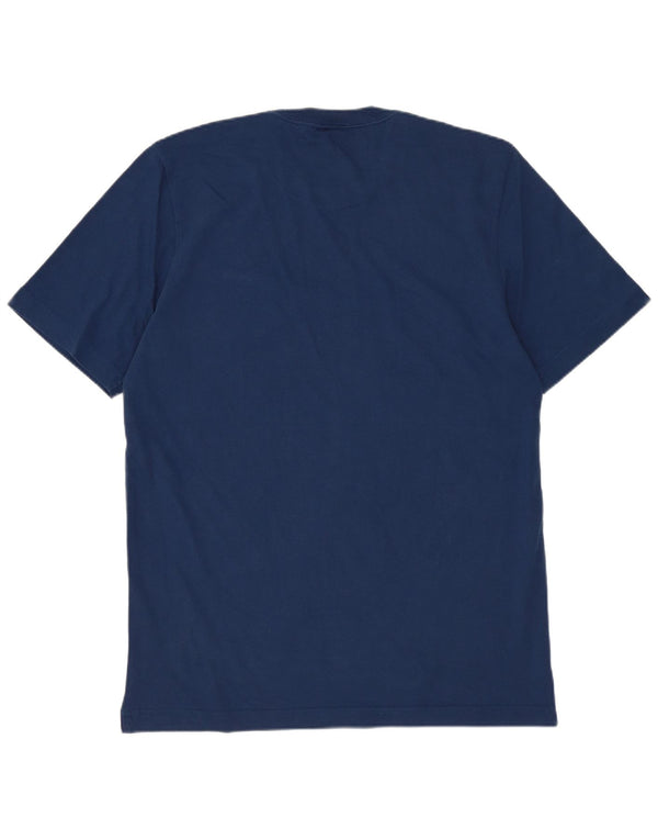 T-shirt Adidas da uomo Top Small in cotone blu navy