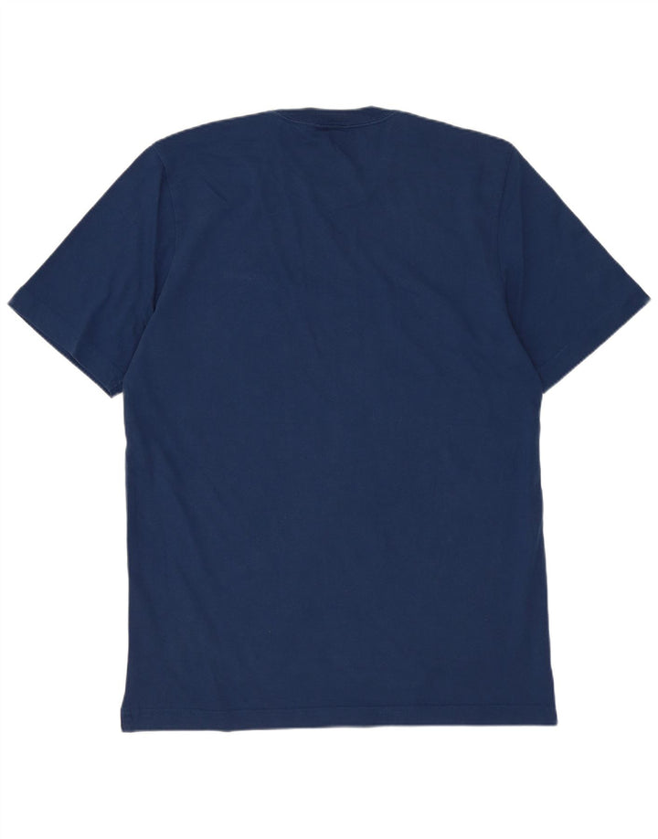 T-shirt Adidas da uomo Top Small in cotone blu navy