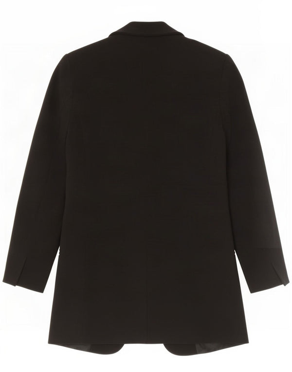 Giacca blazer aperta da donna con maniche a 3/4 Zara UK 6 XS nera