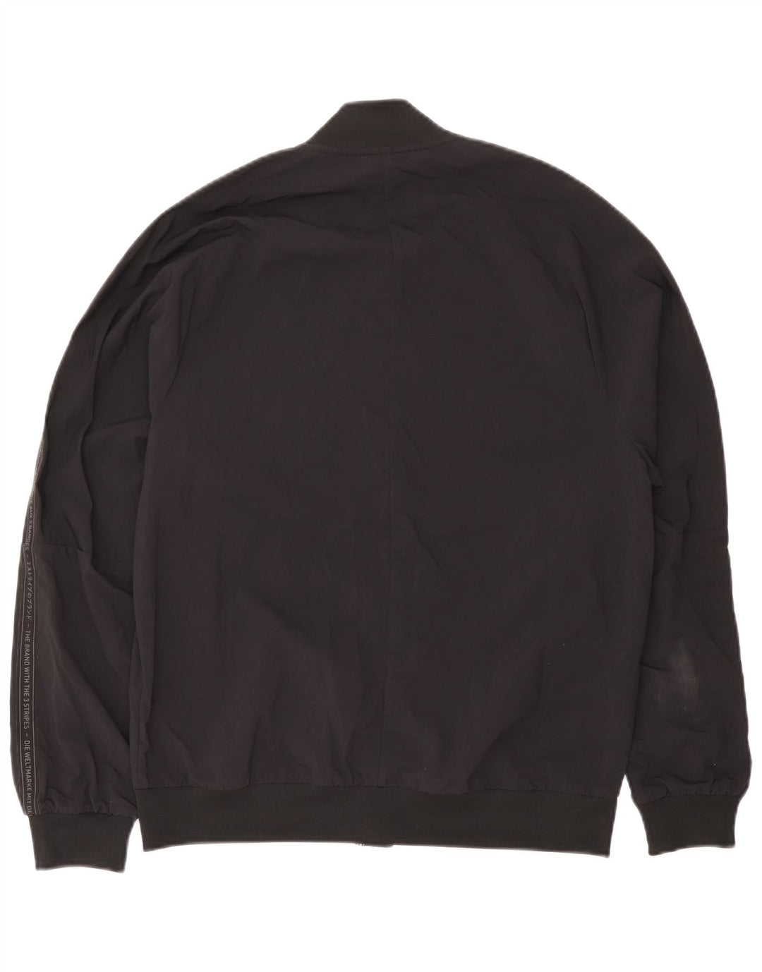 Giacca bomber grafica da uomo Adidas UK 38 nylon nero medio