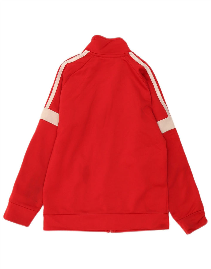 Giacca da tuta da ragazzo Adidas 6-7 anni Colorblock rosso