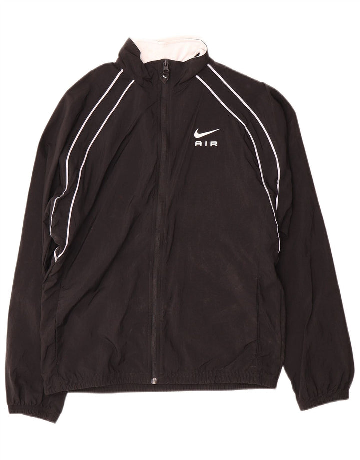 Giacca da ginnastica grafica da ragazzo Nike 13-14 anni XL nylon nero