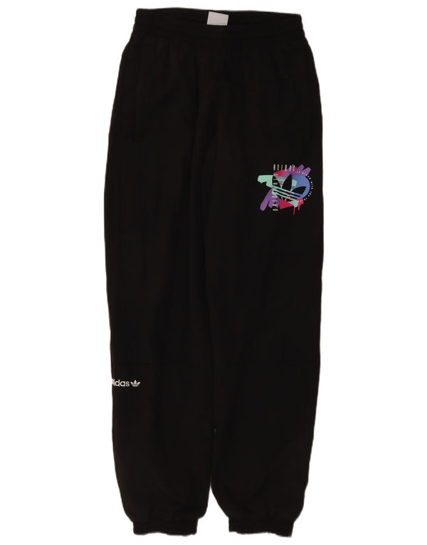 Pantaloni da tuta con grafica Adidas da uomo Joggers Small Nero in poliammide