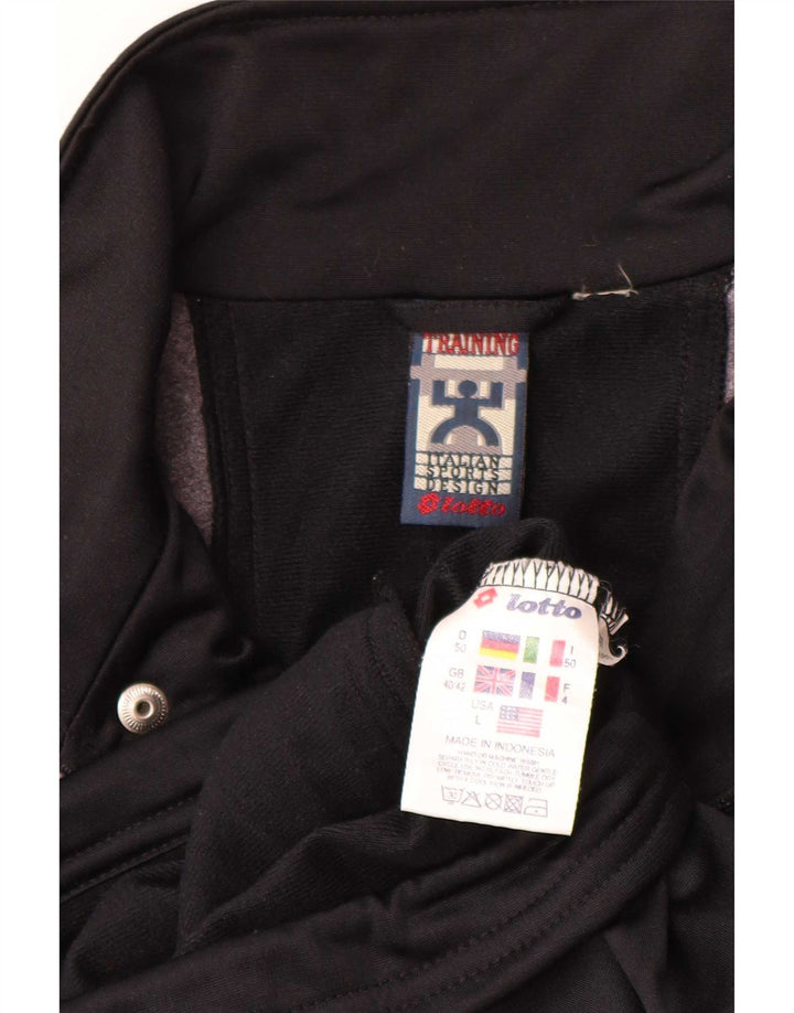 Giacca da tuta da uomo Lotto UK 40/42 Large Poliestere color block grigio