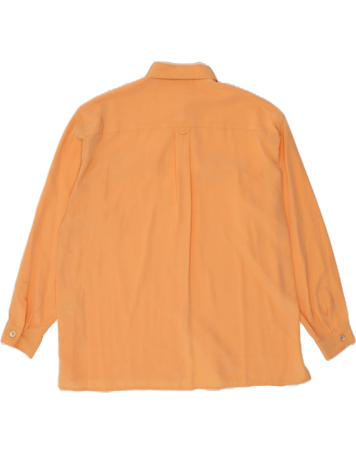I BLUES Womens Shirt Blouse IT 48 XL Orange Polyester Vintage i Blues and Second-Hand i Blues from Messina Hembry 