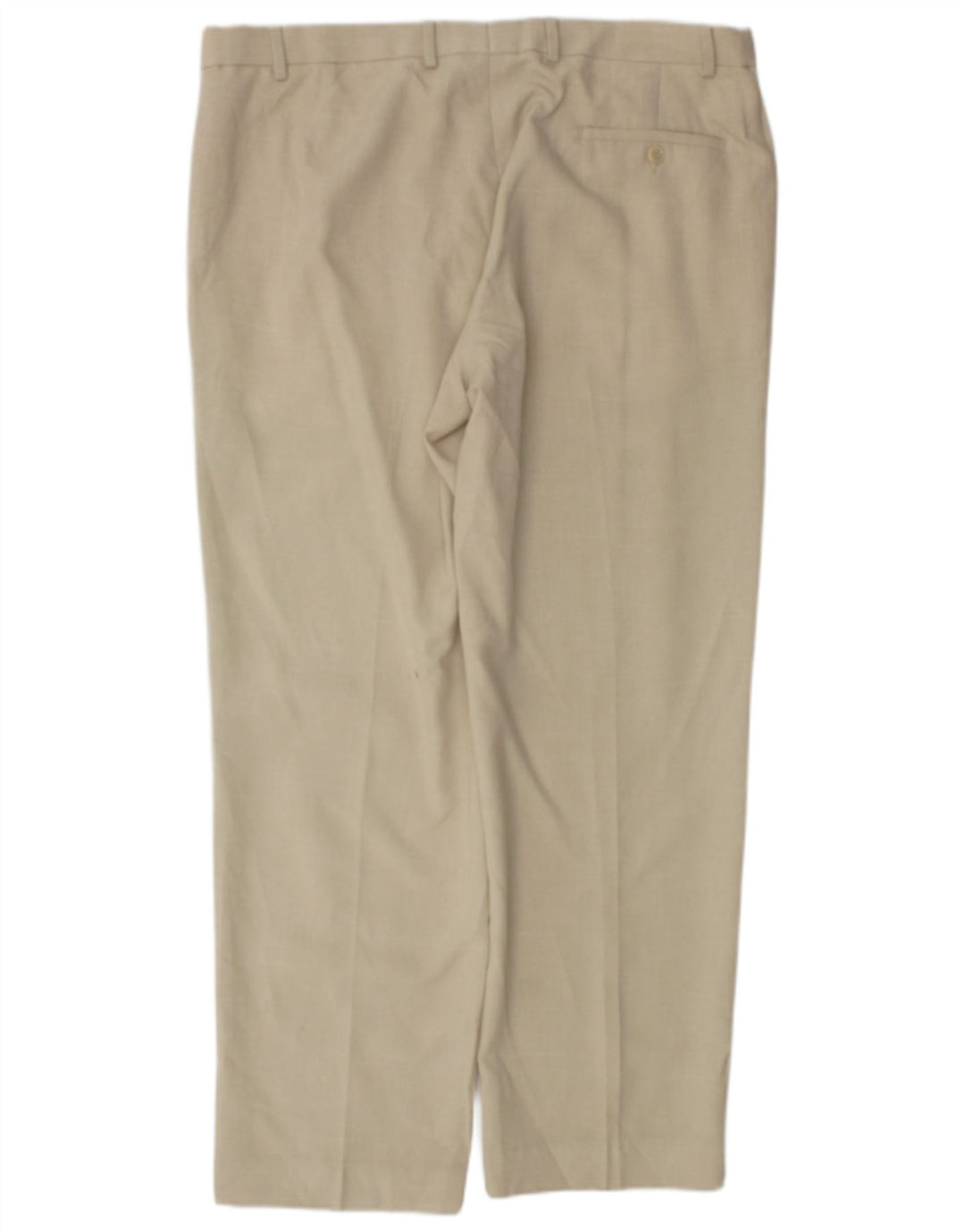 Pantaloni da abito dritti Regular Fit Marks & Spencer da uomo W38 L31 a quadri beige