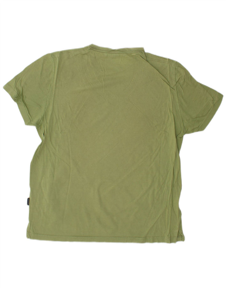 T-shirt da donna AQUASCUTUM Top UK 14 cotone verde medio