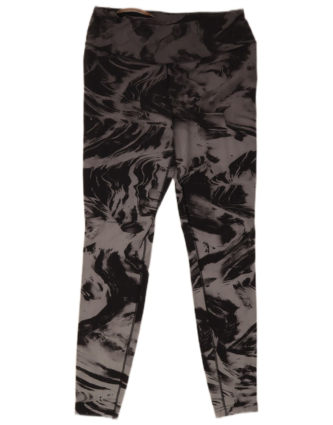Leggings Dri Fit da donna NIKE UK 14 Large Grigio Tie Dye Nylon