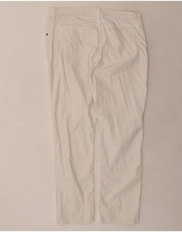 Pantaloni casual dritti da uomo Calvin Klein W38 L30 cotone bianco