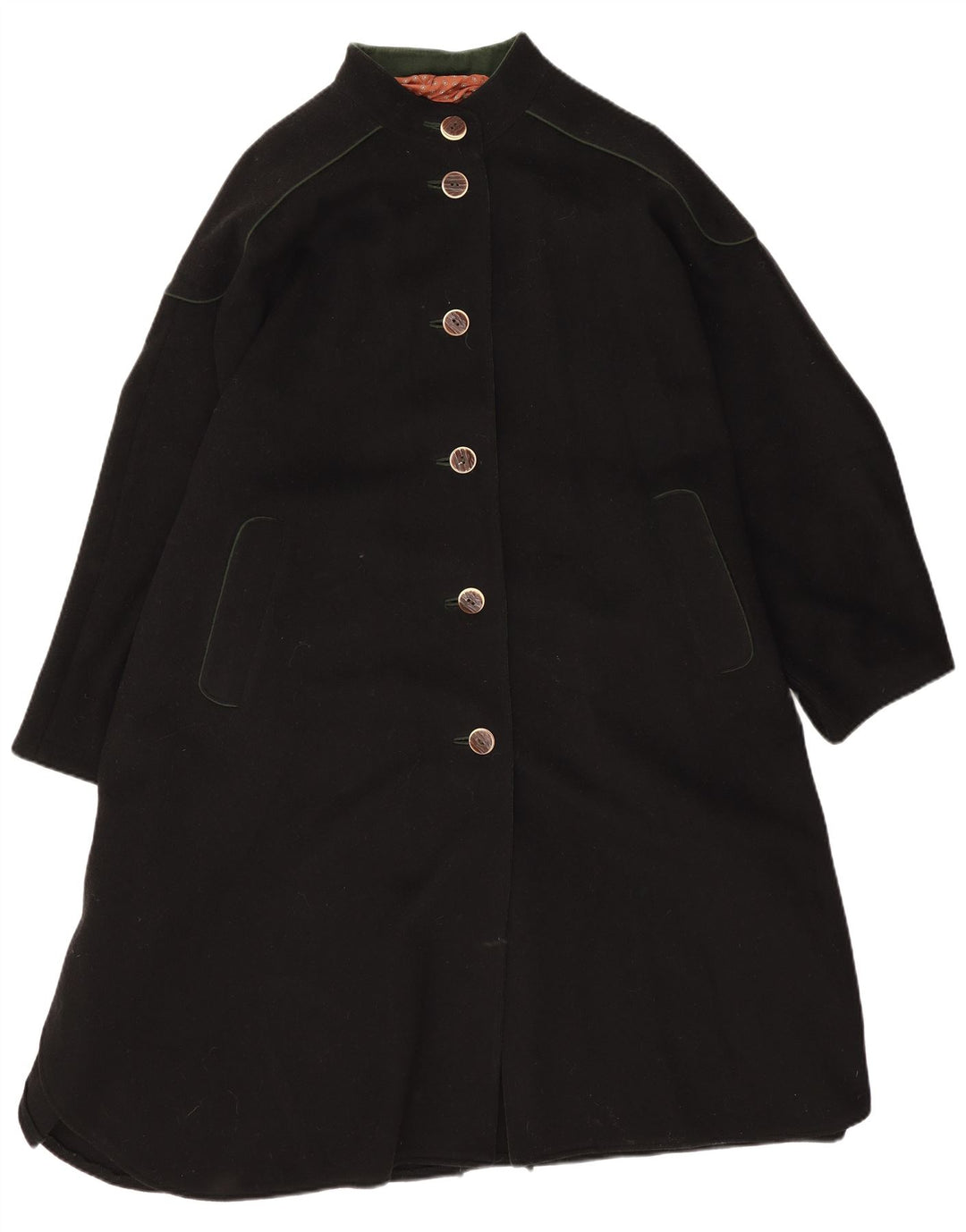 Cappotto poncho da donna Pischl taglia unica in lana nera