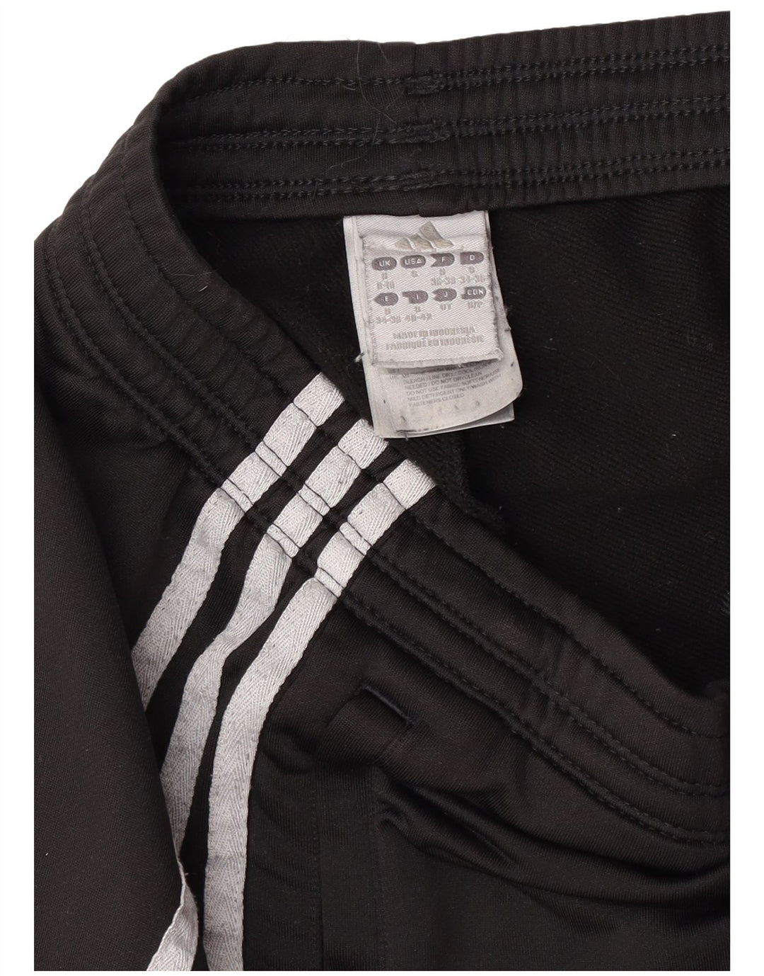 Pantaloni da tuta da donna Adidas UK 8/10 Small Nero Poliestere