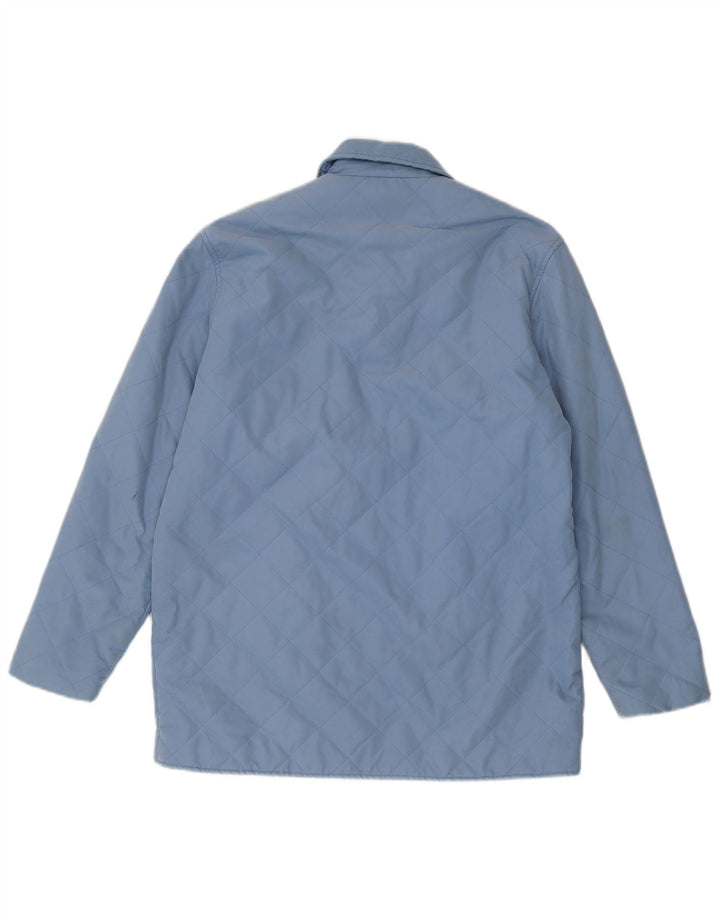 Giacca trapuntata da donna Orvis UK 14 poliestere blu medio