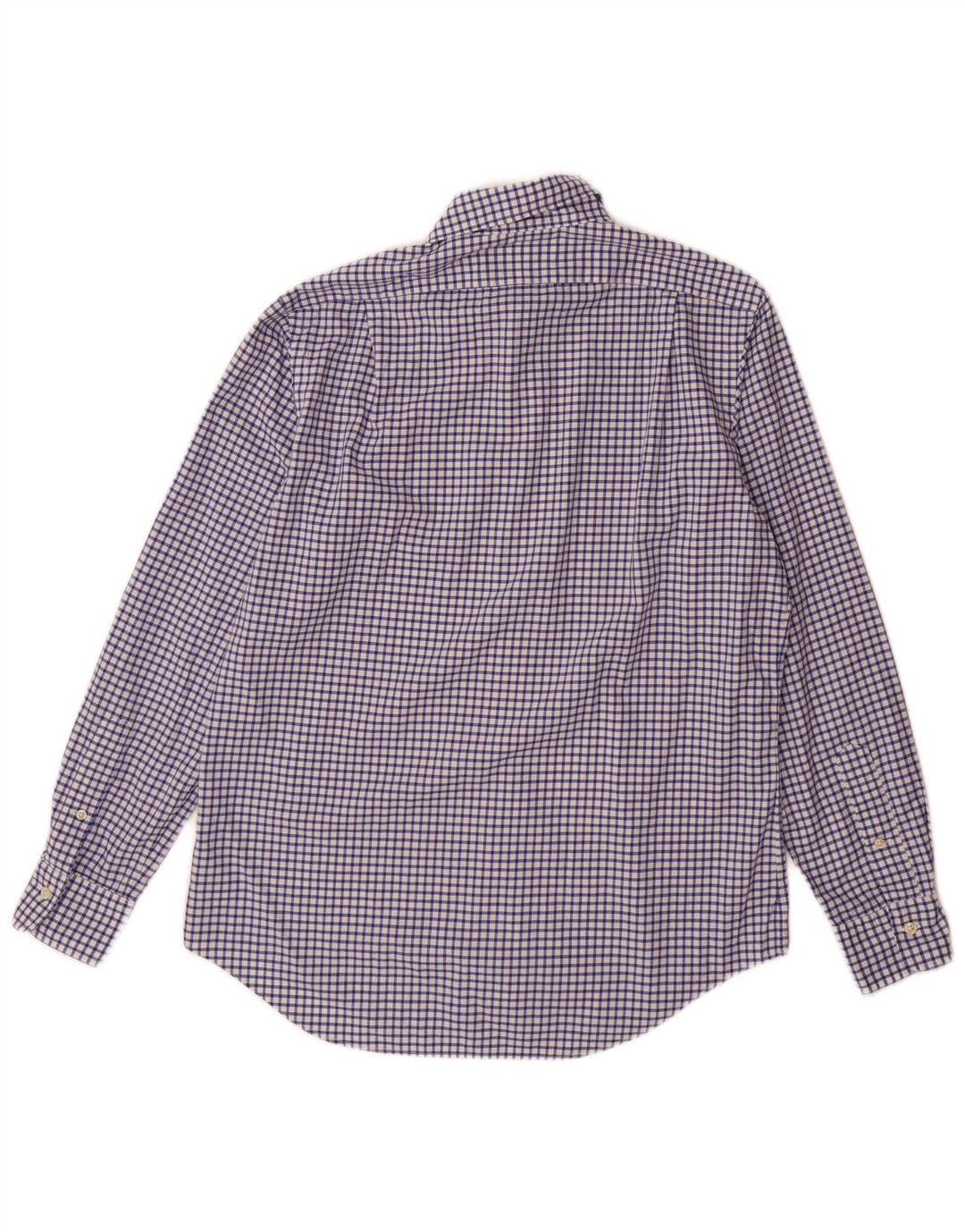 Polo Ralph Lauren Camicia da uomo in cotone a quadretti blu medio