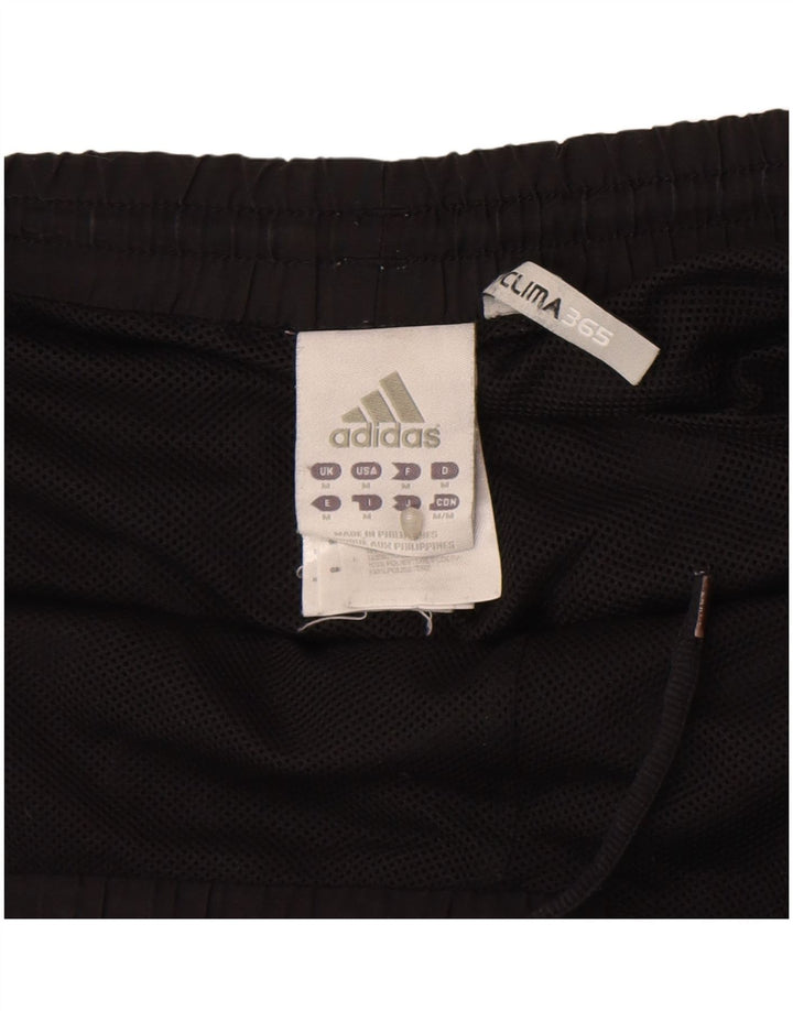 Pantaloncini sportivi Adidas Clima 365 da uomo, poliestere color block medio nero