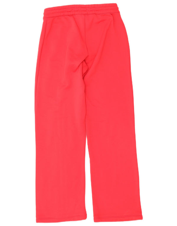 Pantaloni da tuta da donna Adidas UK 12 medio rosso poliestere