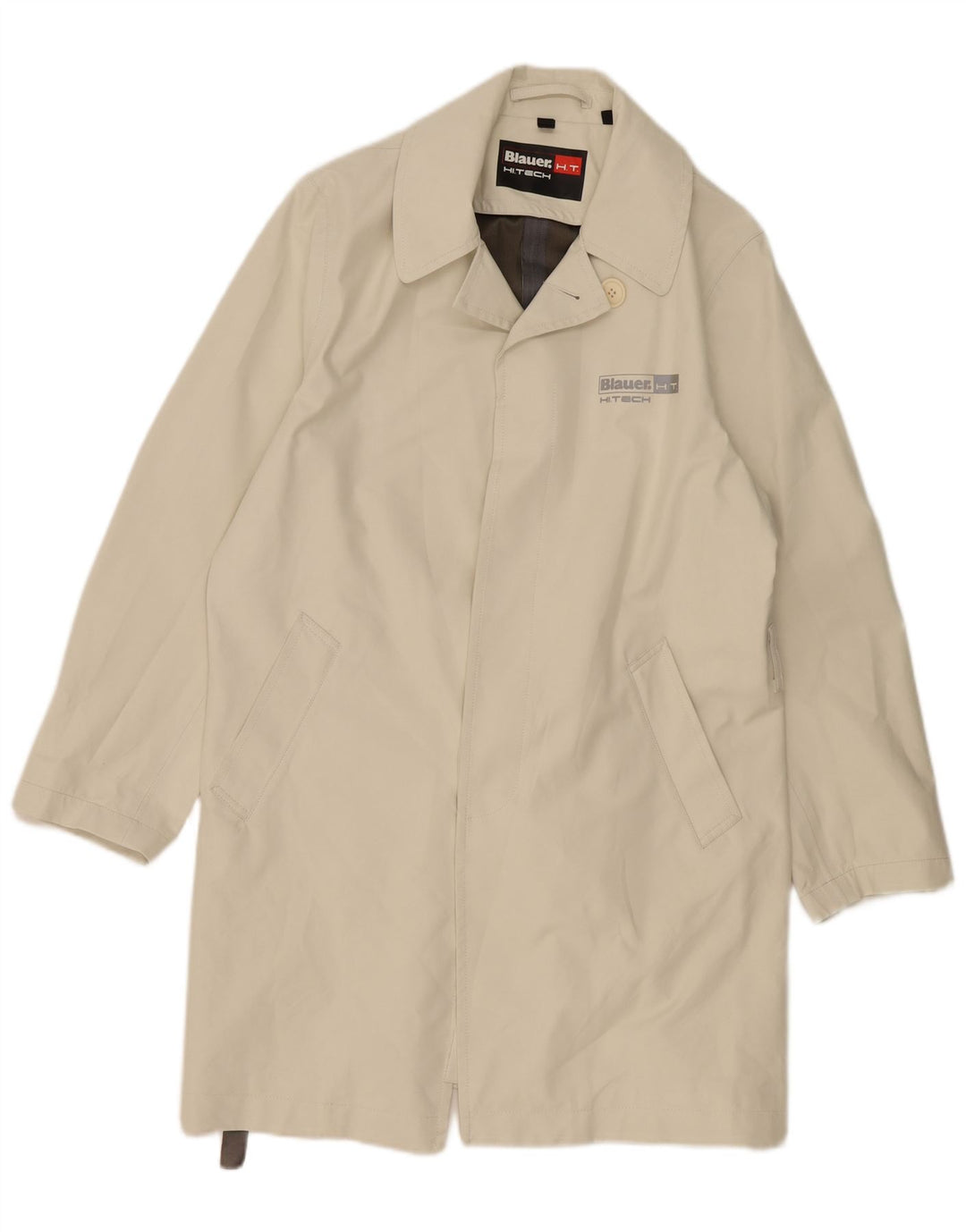Cappotto da uomo Blauer UK 40 grande bianco sporco