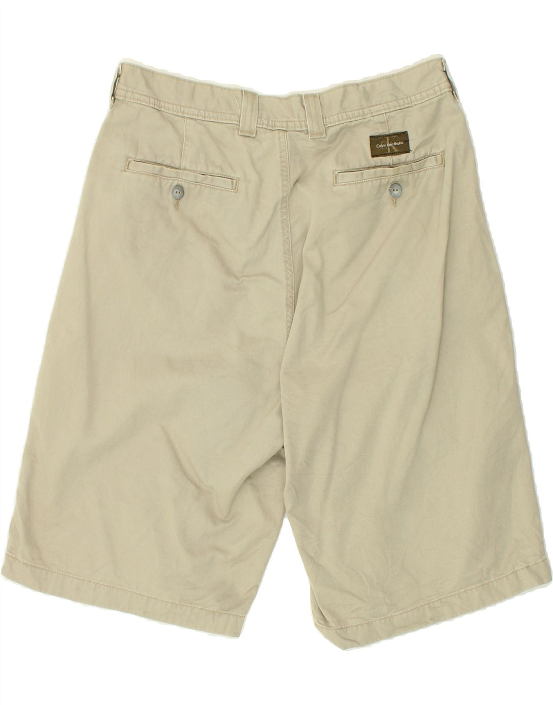 CALVIN KLEIN Pantaloncini chino da uomo W32 Cotone beige medio
