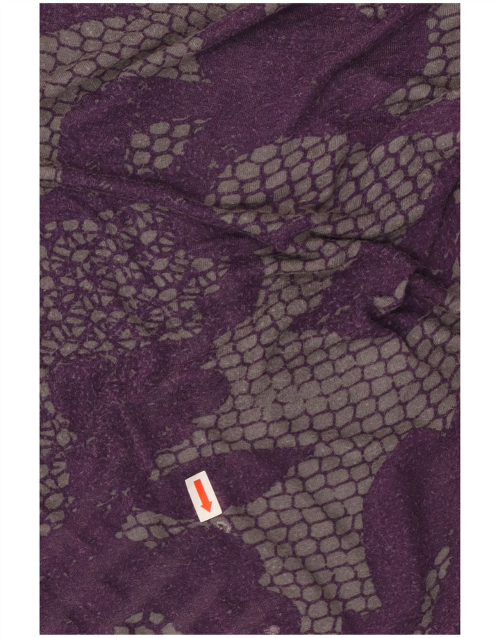 CALVIN KLEIN Camicetta da donna Top UK 12 Rayon floreale viola medio