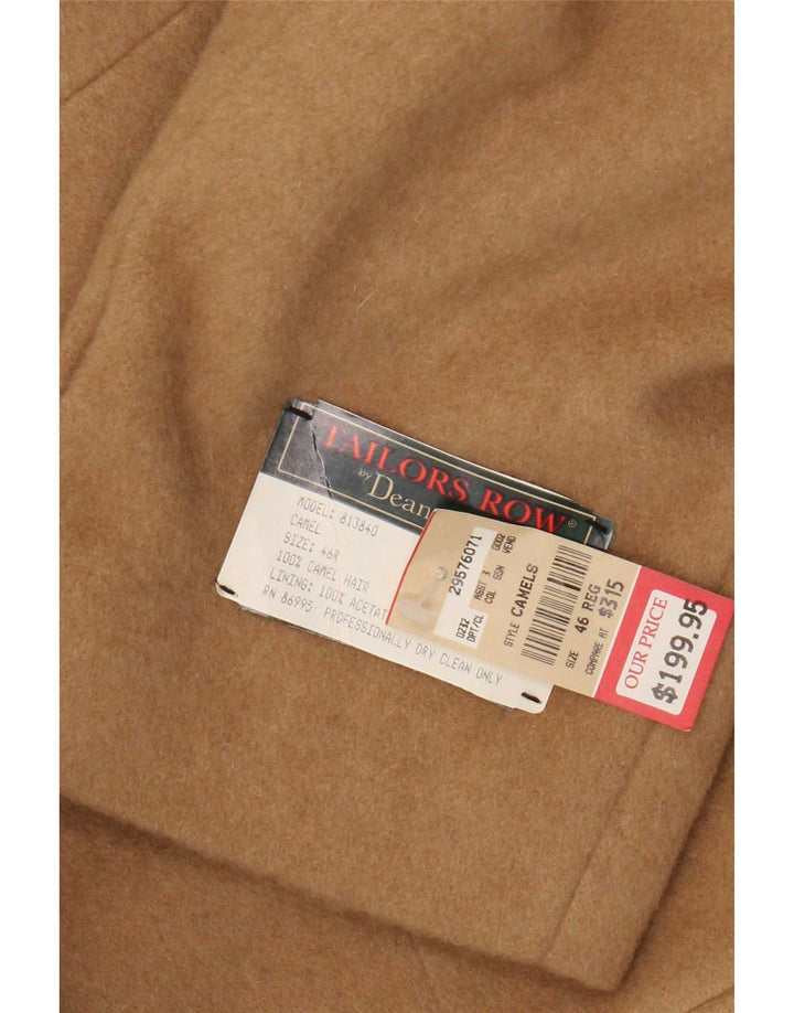 Giacca blazer a 2 bottoni da uomo Deansgate UK 46 3XL Cammello beige
