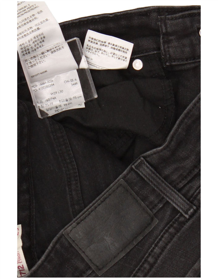 Jeans Levi's 712 Slim da donna W29 L30 in cotone grigio