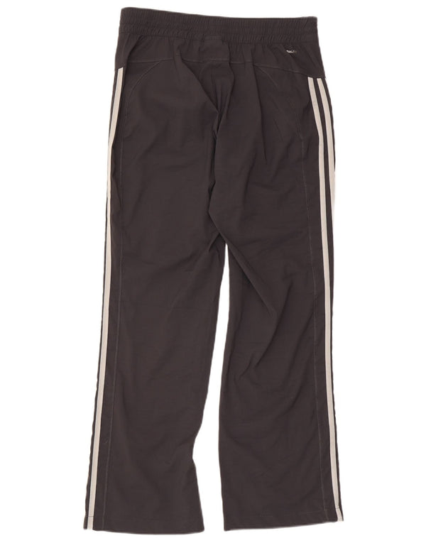 Pantaloni casual dritti Adidas da donna Climalite UK 12 medi W30 L29 neri