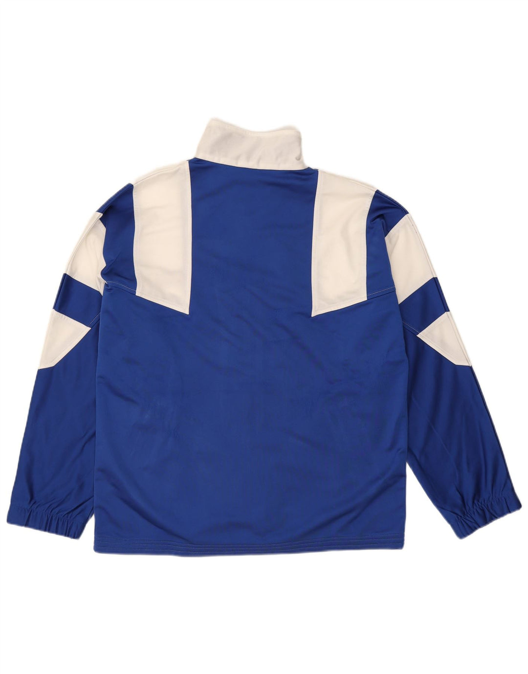 Giacca da tuta da uomo Brugi in poliestere color block blu medio